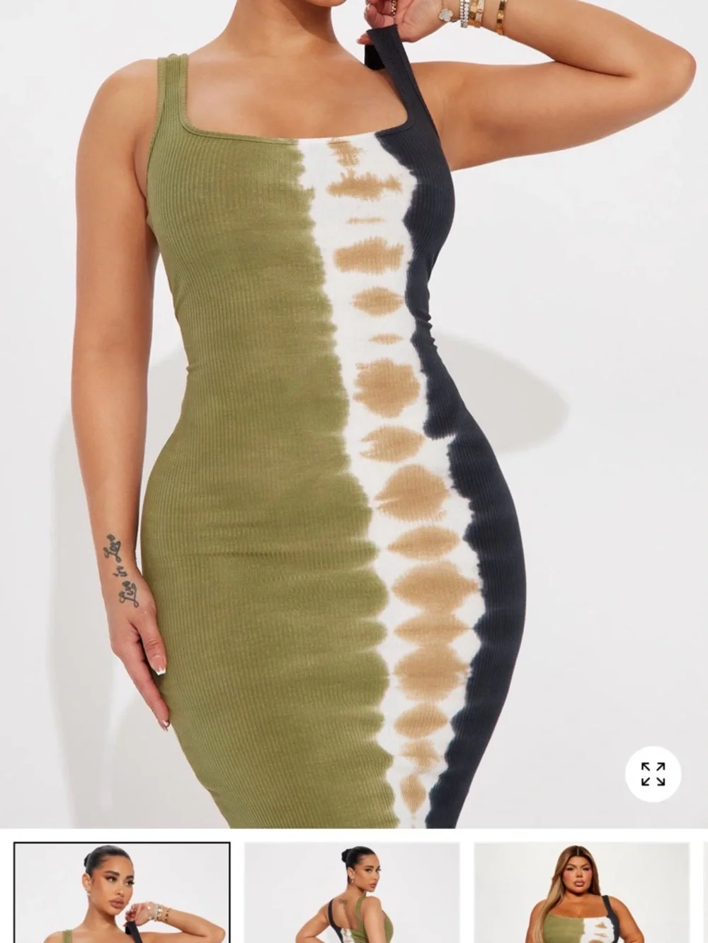 Maxi Ribbed Dress - Picture 3 of 3